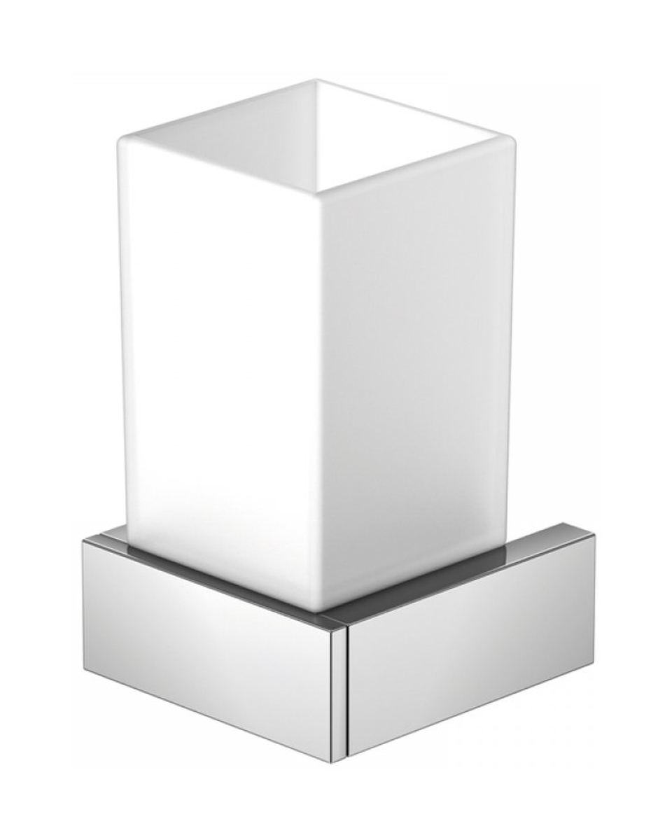Steinberg 460 gobelet pour brosse à dents blanc-chrome 4602001