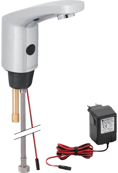 Geberit 185 vanne de lavabo sur pied électronique chrome 116.135.21.1