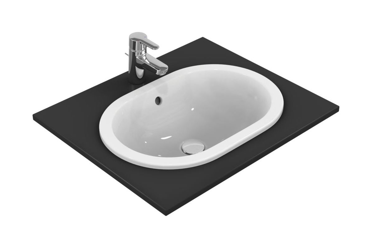 Ideal Standard Connect lavabo 48x35 cm ovale encastrée blanc E504501