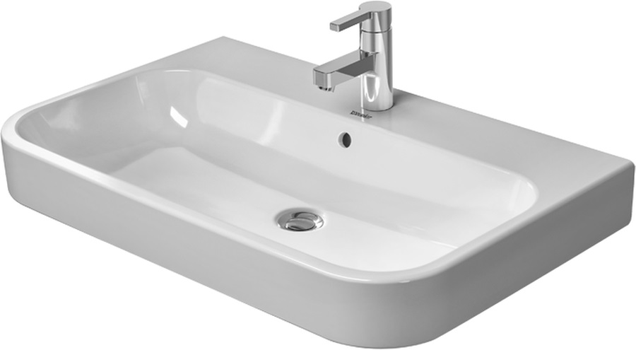 Duravit Happy D.2 lavabo 65x50.5 cm rectangulaire de meuble blanc 2318650000