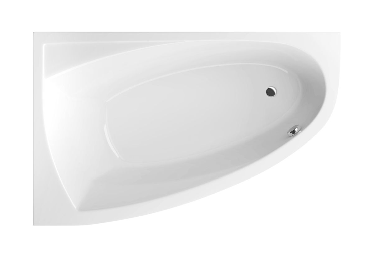 Excellent Aquaria Comfort baignoire d’angle 150x95.5 cm côté gauche blanc WAEX.AQL15WH