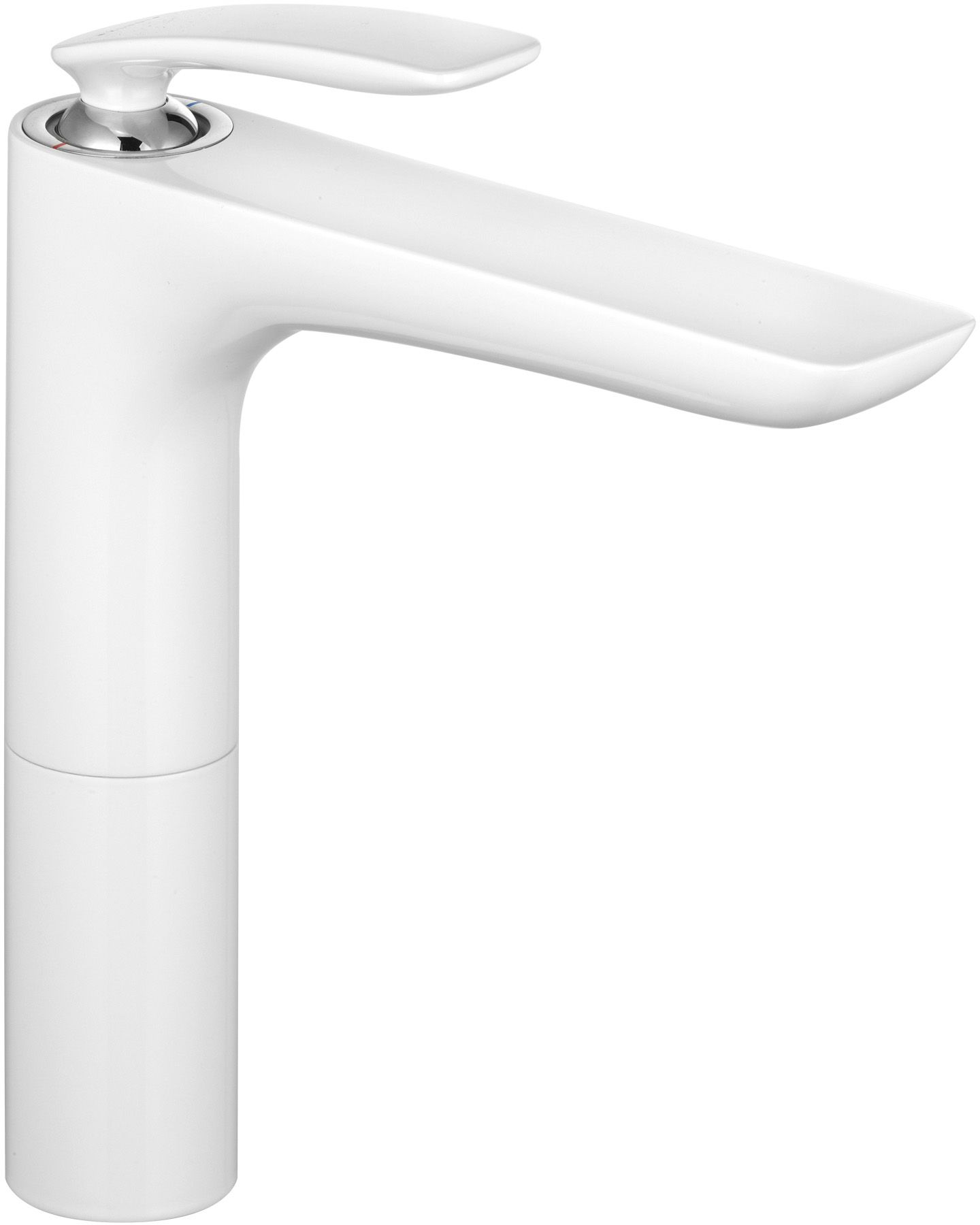Kludi Balance mitigeur de lavabo sur pied blanc 522969175