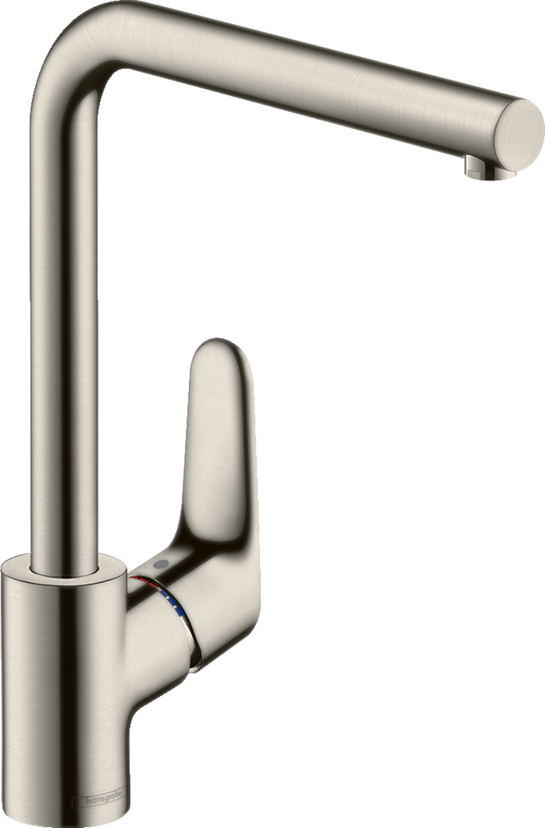 Hansgrohe Focus M41 mitigeur de cuisine sur pied acier inoxydable 31817800