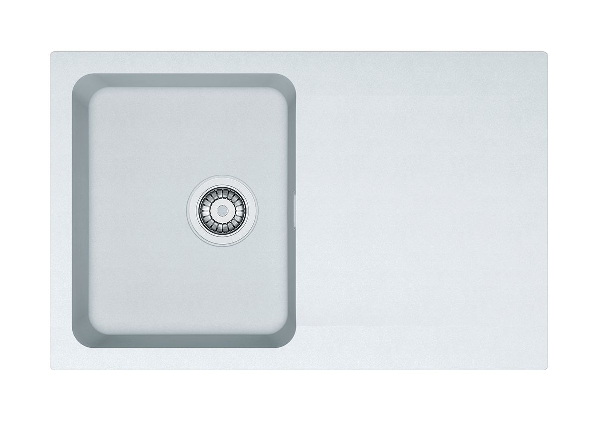 Franke Orion évier tectonite 78x50 cm blanc 114.0286.449