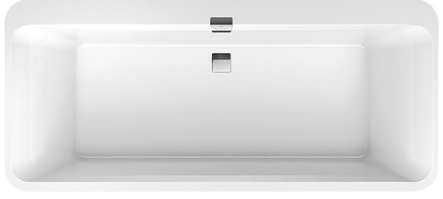 Villeroy & Boch Squaro Edge 12 baignoire rectangulaire 180x80 cm blanc UBQ180SQE7DV-01