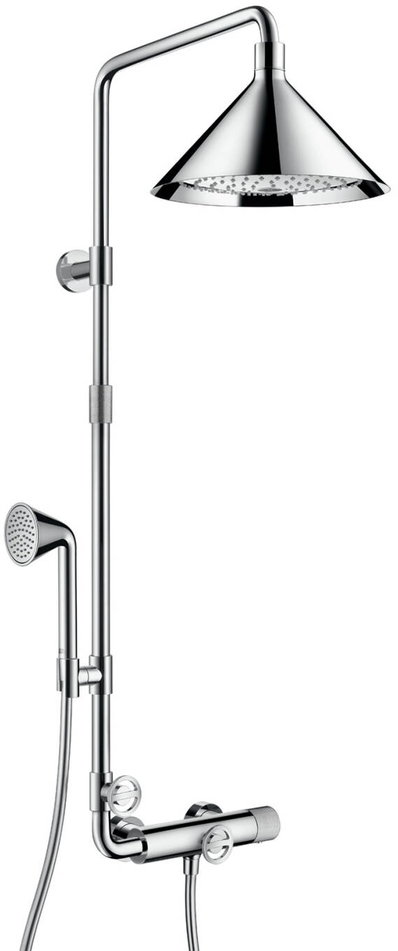 Axor Front ensemble de douche mural avec thermostat chrome 26020000