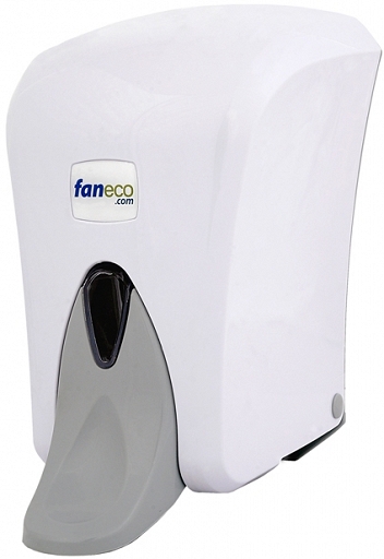 Faneco distributeur de savon 1000 ml blanc-gris SA1000PGWG