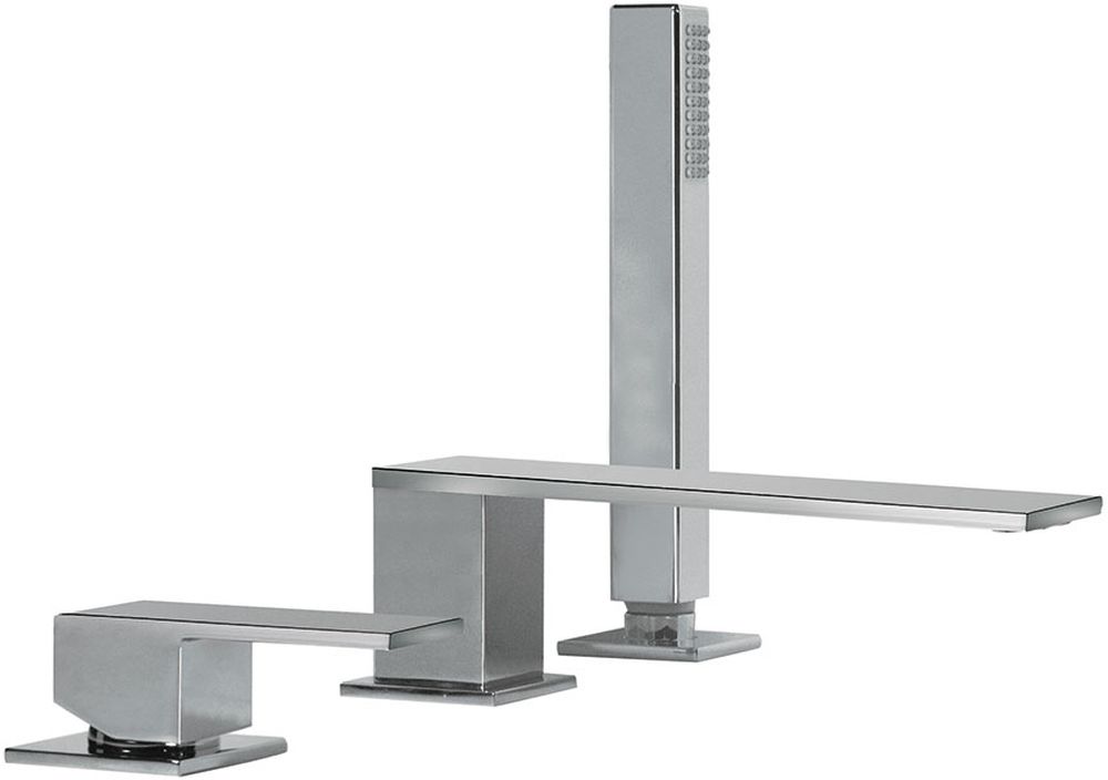 Tres Cuadro-Tres mitigeur bain-douche pour baignoire chrome 006.161.05