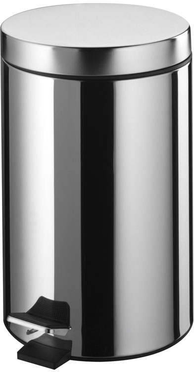 BISK Masterline poubelle 12 l chrome 00430