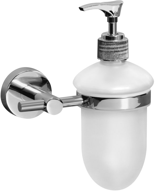 BISK For You distributeur de savon 150 ml chrome-verre 01177