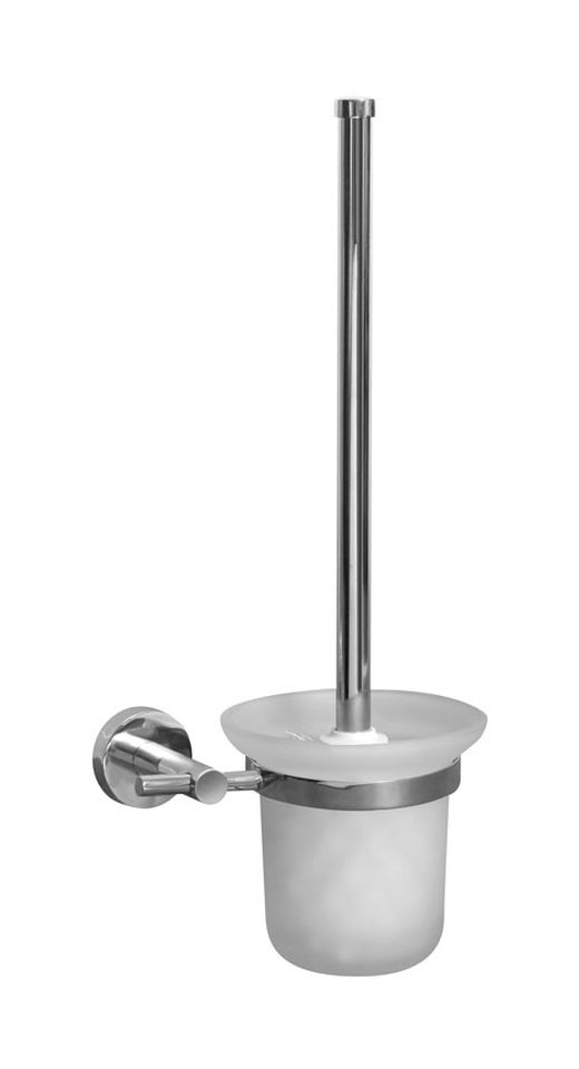 BISK For You brosse wc à visser chrome-verre 1182
