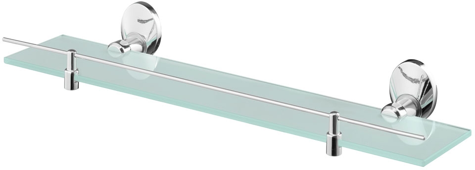 BISK Emotion étagère 50 cm blanc-chrome 03102