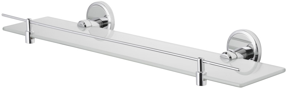 BISK Seduction étagère 50 cm blanc-chrome 03582
