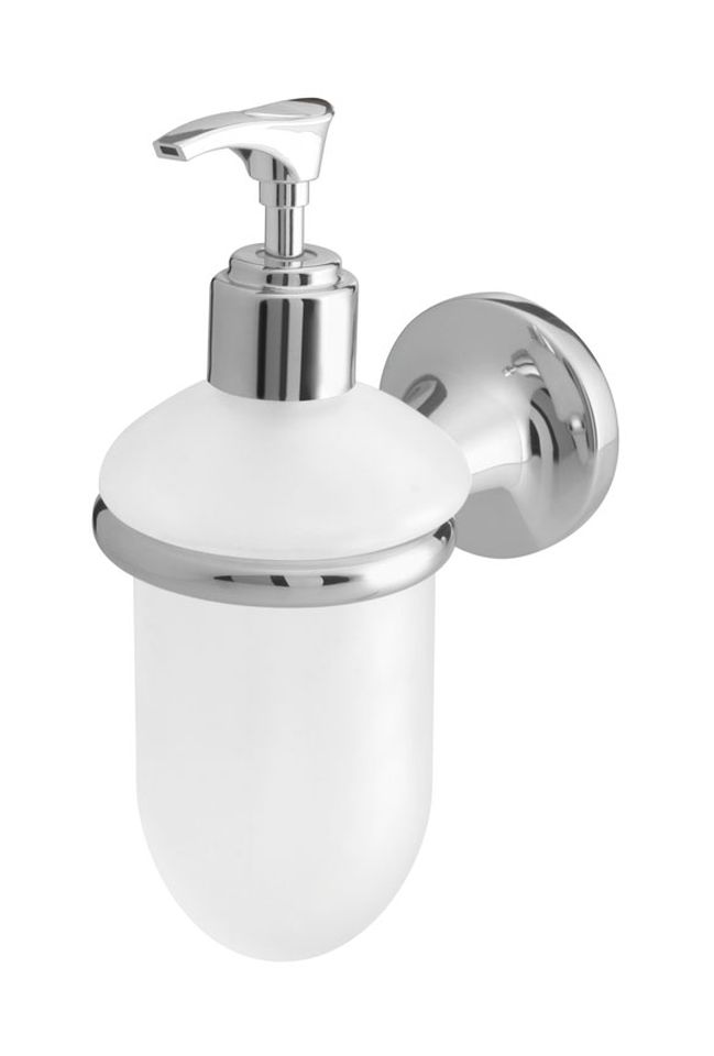 BISK Ontario distributeur de savon 250 ml chrome-verre 00209