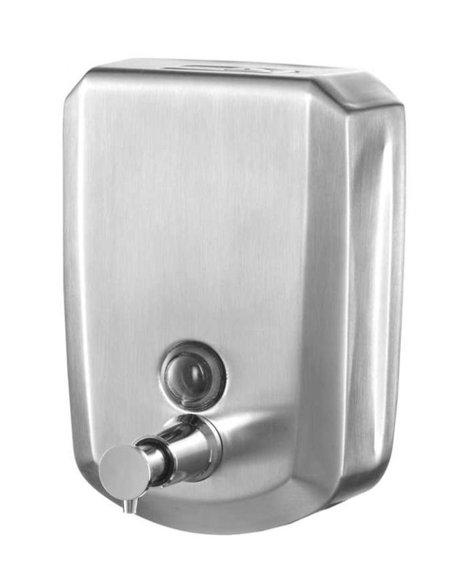 BISK Masterline distributeur de savon 500 ml satin-nickel 04084