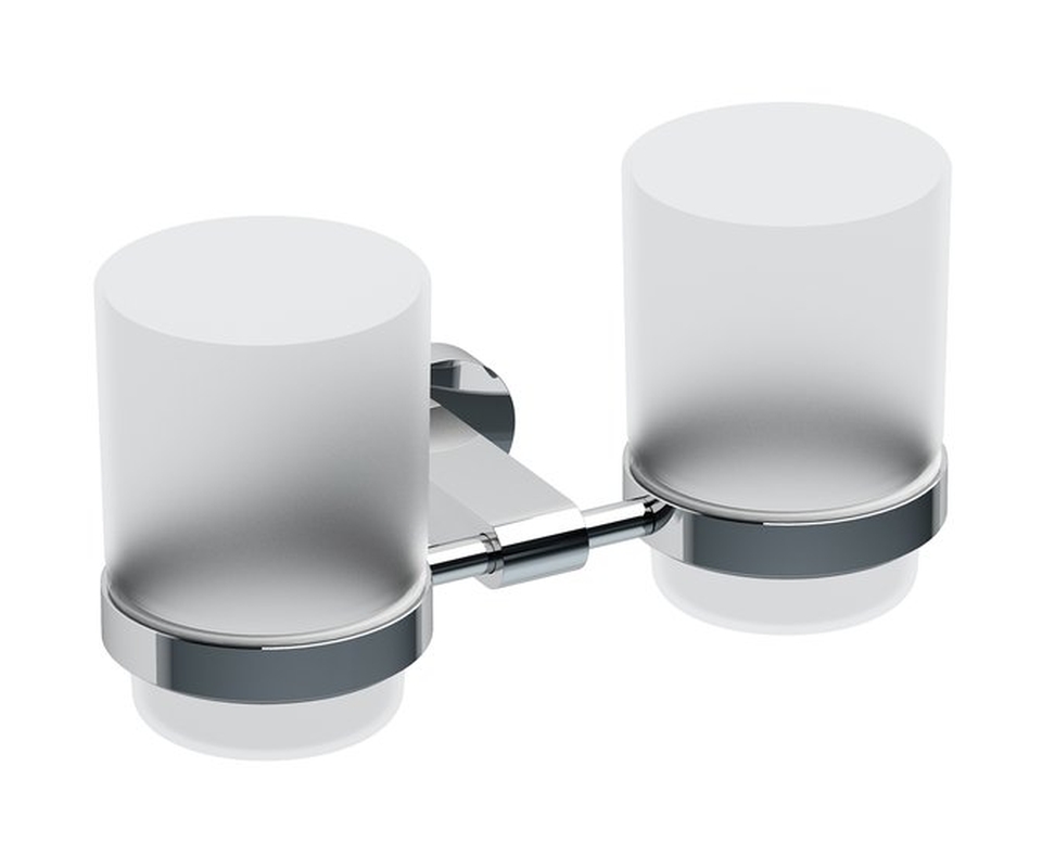 Ravak Chrome gobelet pour brosse à dents blanc-chrome X07P189