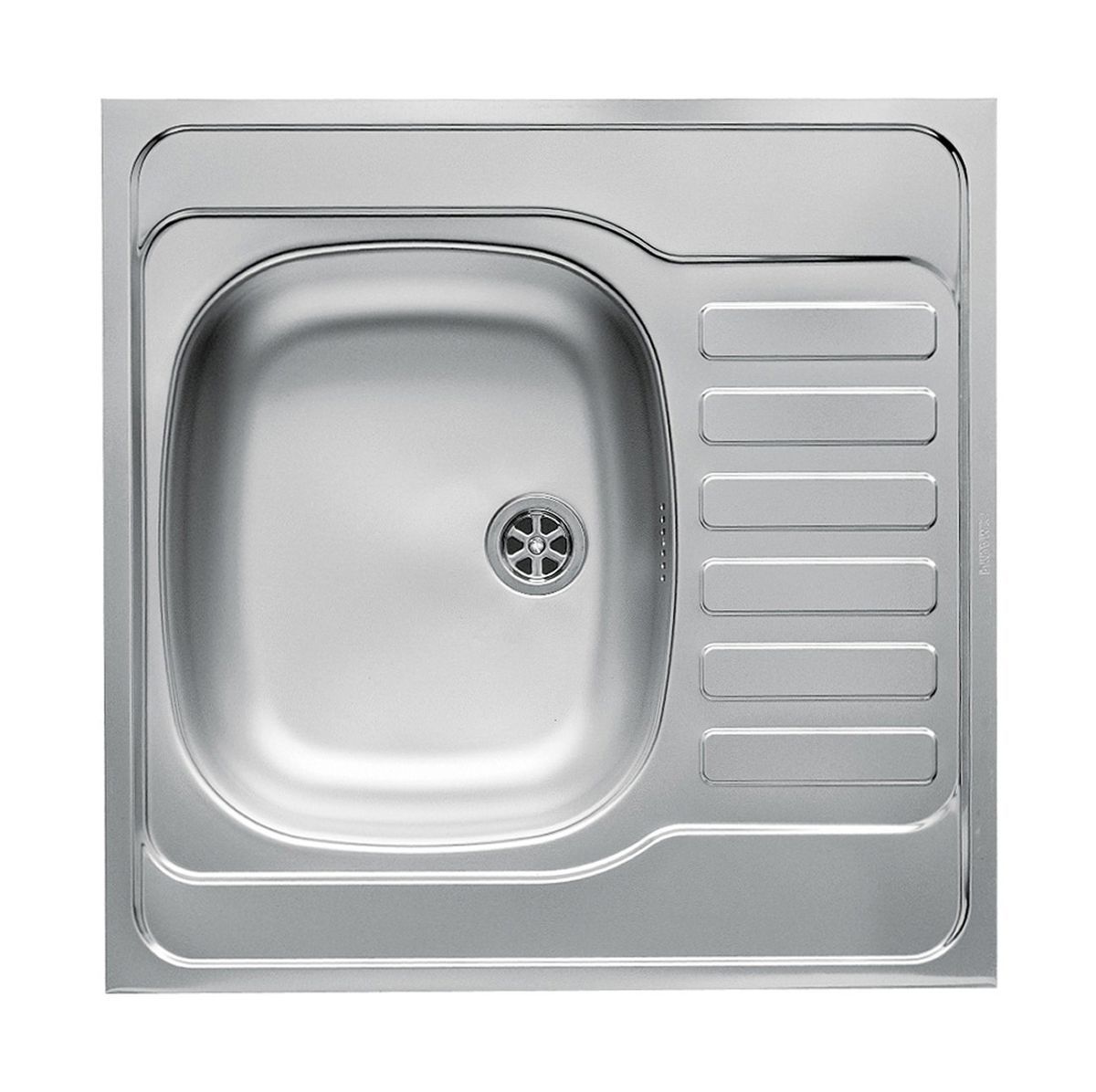 Pyramis Intl évier en acier inoxydable 60x60 cm 102995701