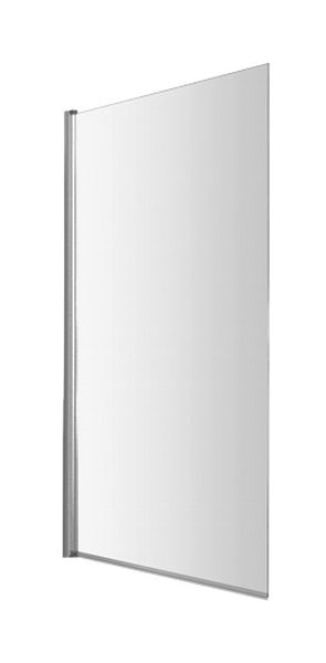 Omnires Kenton paroi de baignoire 70 cm monobloc chrome brillant/verre transparent MP75CRTR