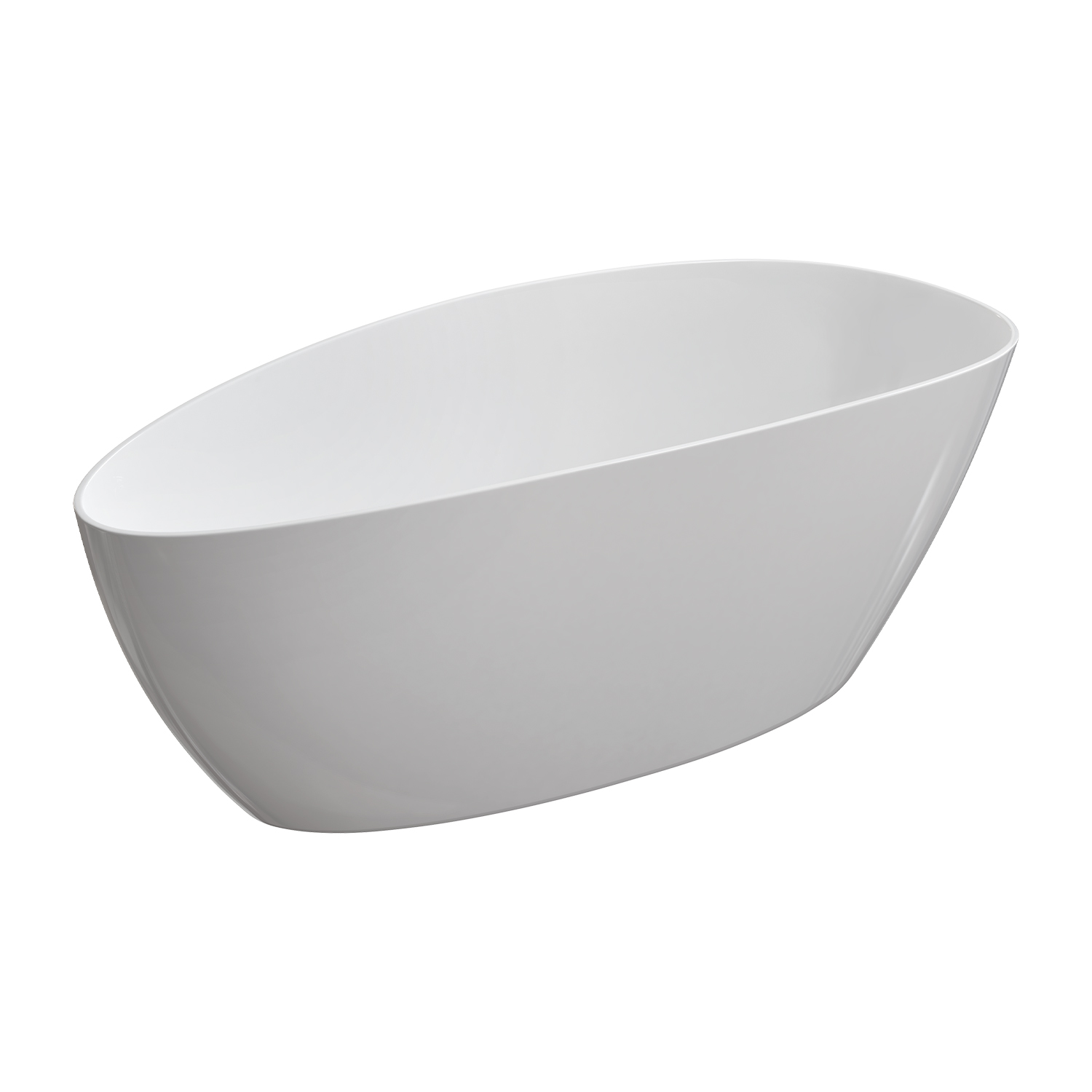 Omnires M+ baignoire autoportante 170x77 cm ovale blanc BARCELONAXLBP