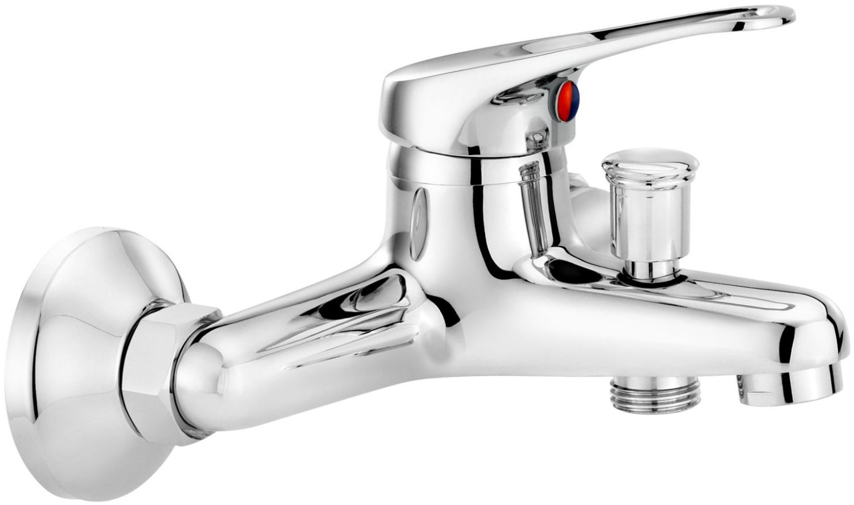 Deante Neo Lobo mitigeur bain-douche murale chrome BYU_010M