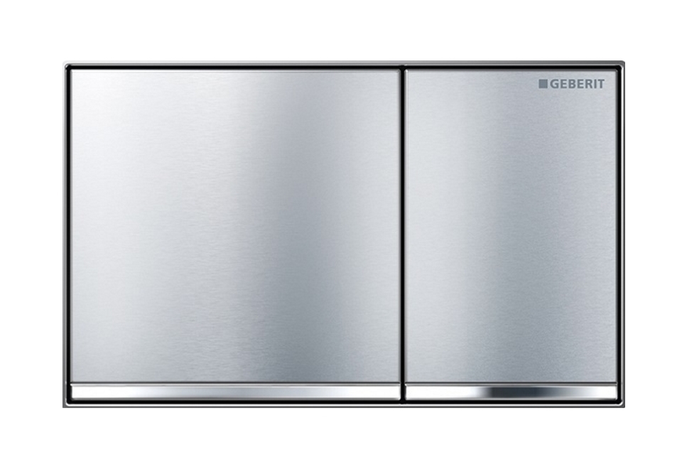 Geberit Omega60 bouton de chasse d'eau pour WC chrome brillant-chrome mat 115.081.GH.1