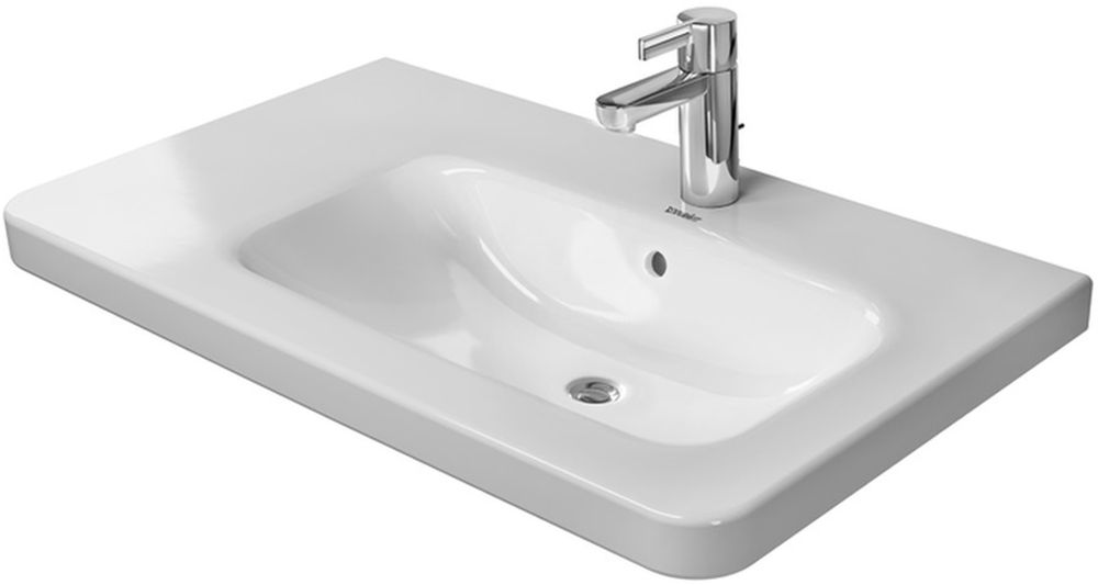 Duravit DuraStyle lavabo 80x48 cm rectangulaire classique-de meuble blanc 2326800000