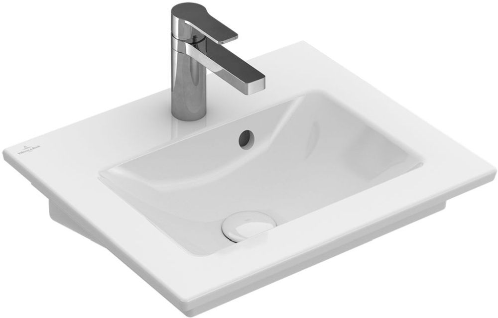 Villeroy & Boch Venticello lavabo 50x42 cm rectangulaire classique-de meuble blanc 412450R1