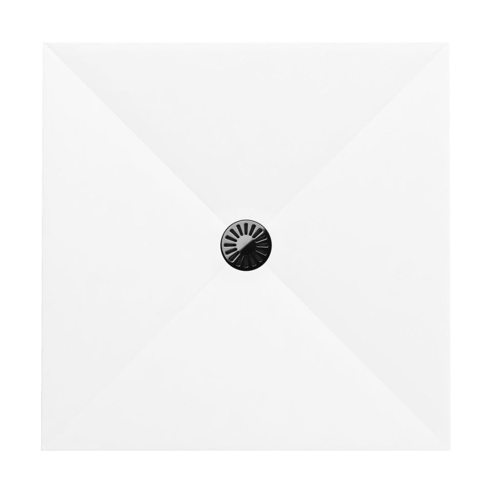 Schedpol De Luxe receveur de douche carré 90x90 cm blanc 3.040