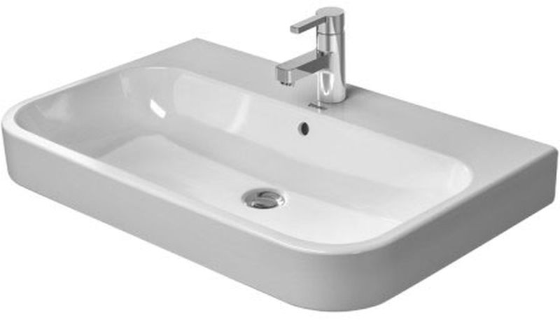 Duravit Happy D.2 lavabo 100x50.5 cm rectangulaire de meuble blanc 2318100000