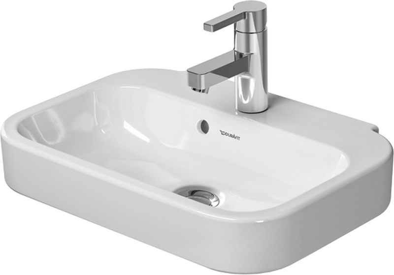 Duravit Happy D.2 lavabo 50x36 cm rectangulaire classique blanc 07095000001