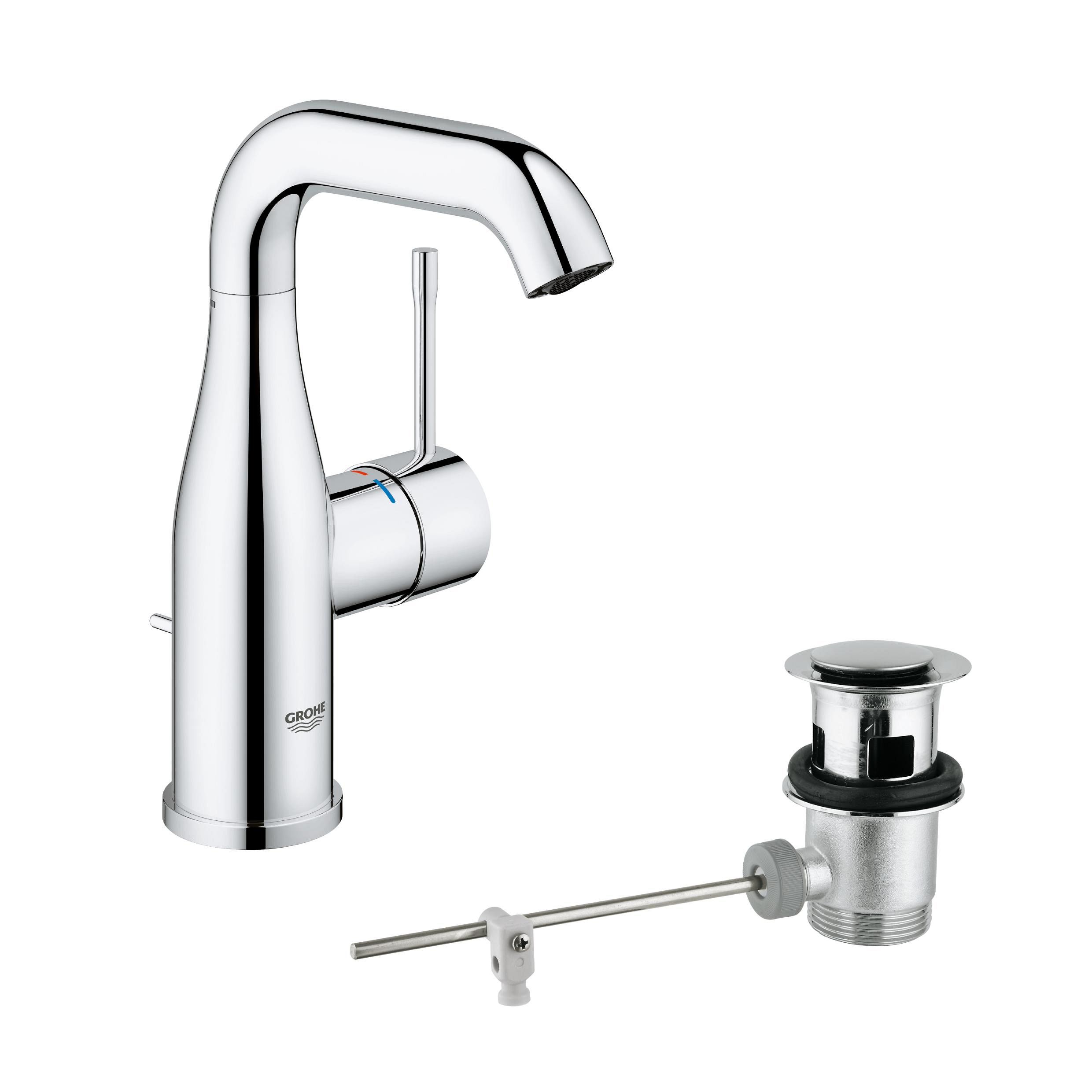 Grohe Essence mitigeur de lavabo sur pied chrome 23462001