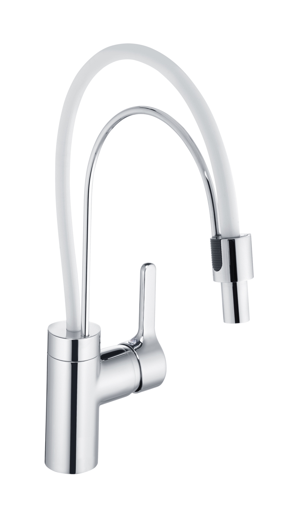 Kludi Bingo Star mitigeur de cuisine sur pied chrome-blanc 428590578