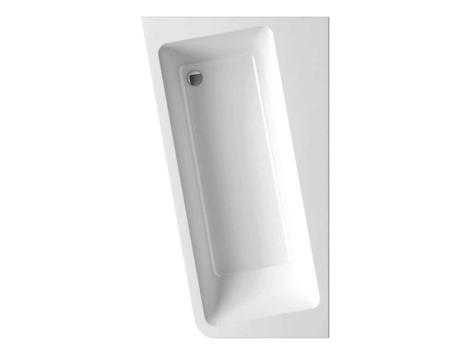 Ravak 10° baignoire d’angle 160x95 cm côté gauche blanc C831000000