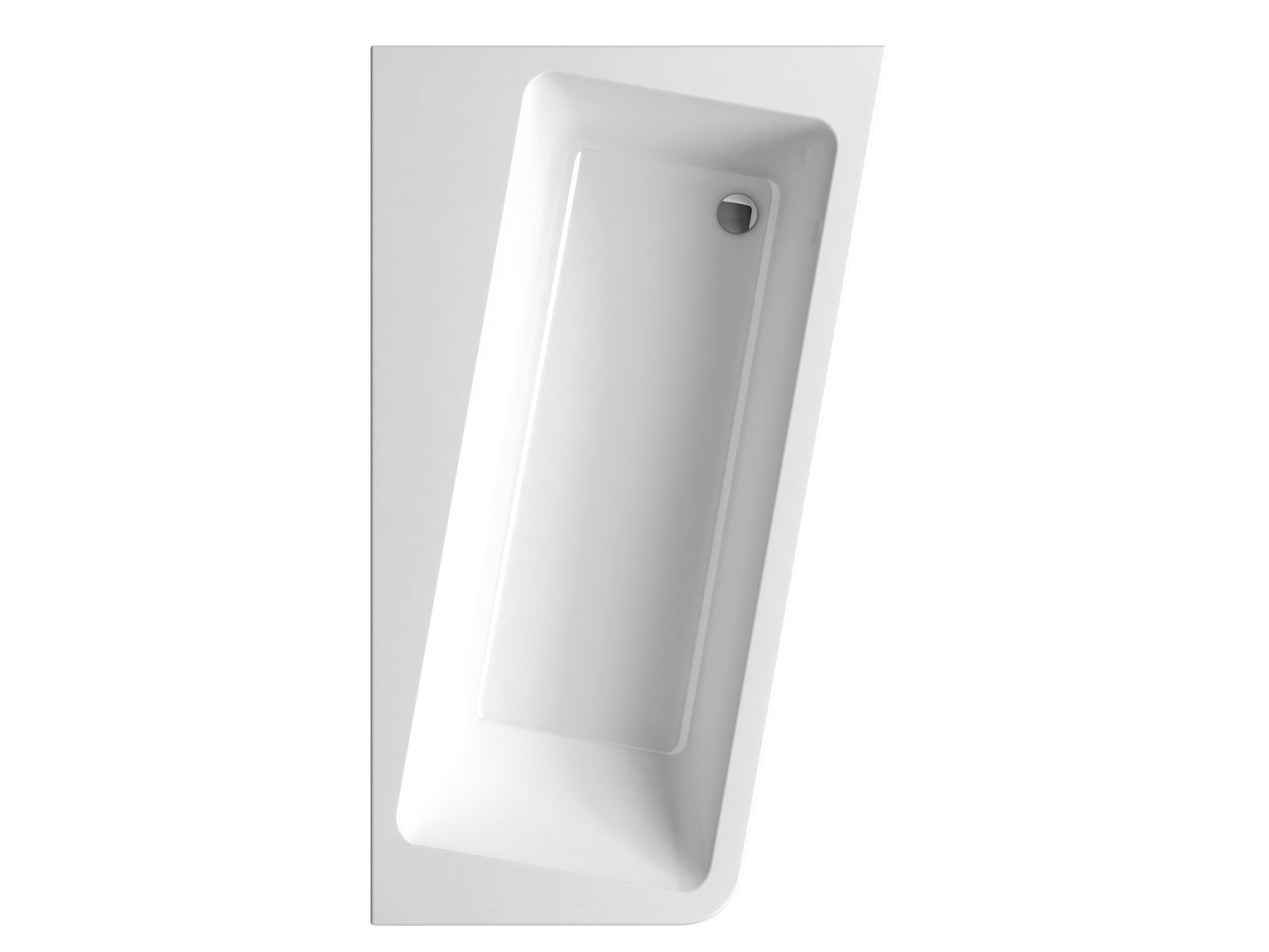 Ravak 10° baignoire d’angle 160x95 cm côté droit blanc C841000000