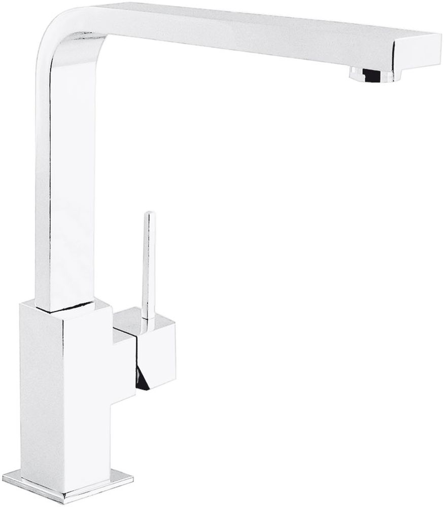Tres Cuadro-Tres mitigeur de cuisine sur pied blanc 030.496.BM