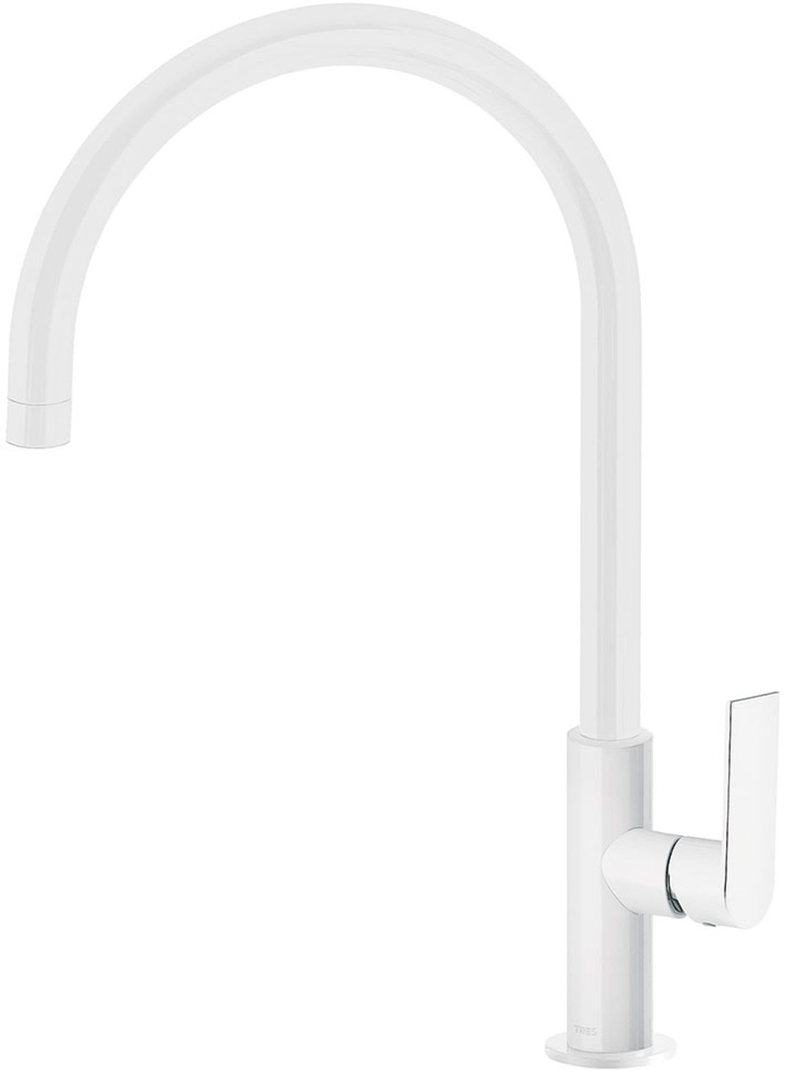 Tres Loft Colors mitigeur de cuisine sur pied blanc 200.440.02.BM