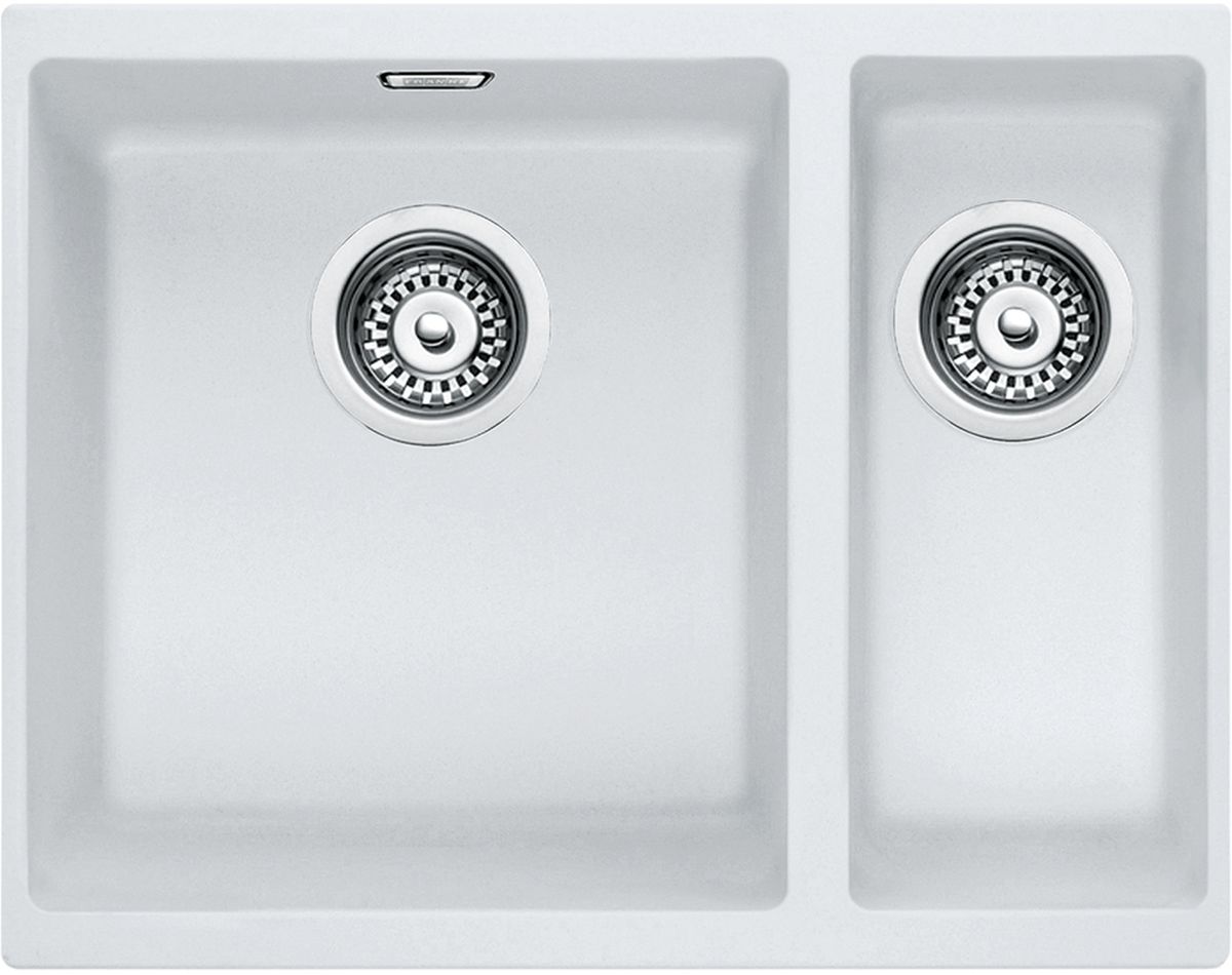Franke Sirius évier tectonite 56x44 cm blanc 125.0331.036
