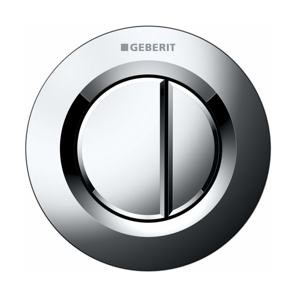 Geberit Typ 01 bouton de chasse d'eau pour WC chrome brillant 116.043.21.1