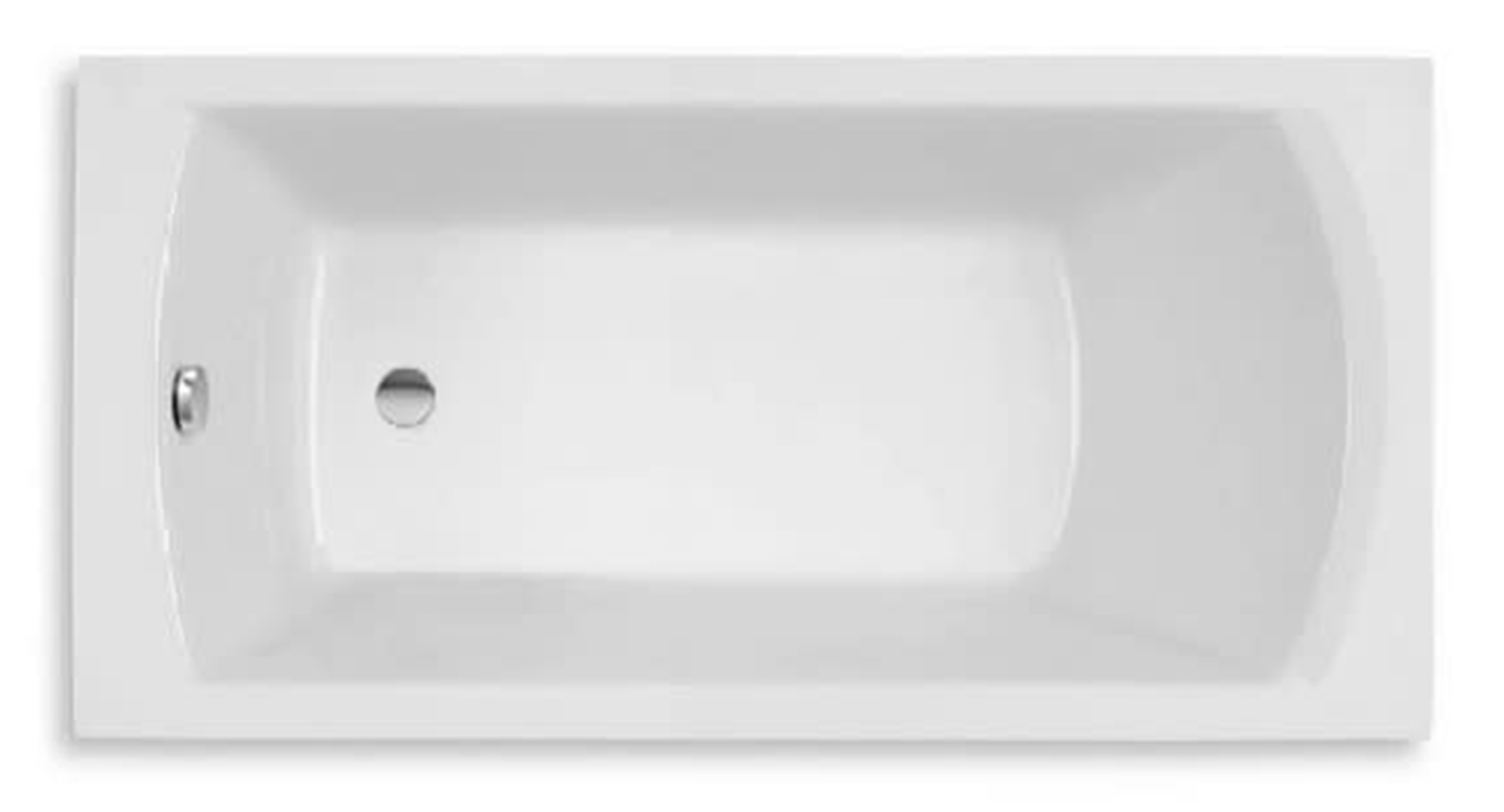 Roca Linea baignoire rectangulaire 180x80 cm blanc A24T058000