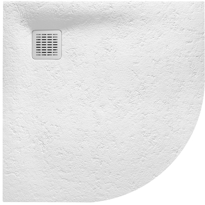 Roca Terran receveur de douche semi-circulaire 90x90 cm blanc AP10538438401100
