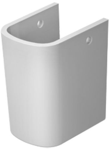 Duravit DuraStyle semi-piédestal blanc 0858310000