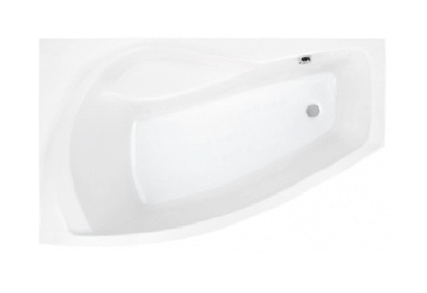 Roca Nicole baignoire d’angle 140x75 cm côté gauche blanc A24T105000