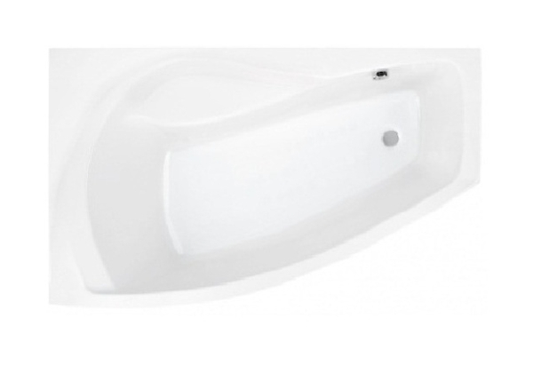 Roca Nicole baignoire d’angle 150x80 cm côté gauche blanc A24T121000