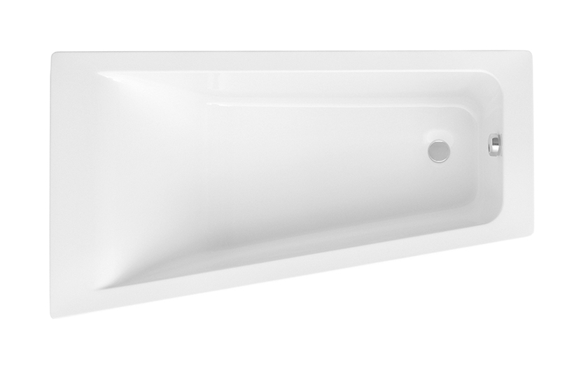 Roca Easy baignoire d’angle 150x80 cm côté gauche blanc A248407000