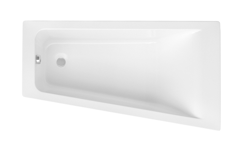 Roca Easy baignoire d’angle 150x80 cm côté droit blanc A248406000
