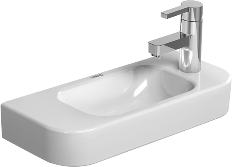 Duravit Happy D.2 lavabo 50x22 cm semi-circulaire classique blanc 0711500008