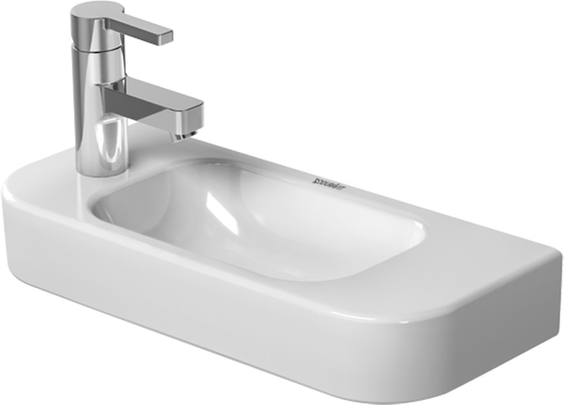 Duravit Happy D.2 lavabo 50x22 cm semi-circulaire classique blanc 0711500009
