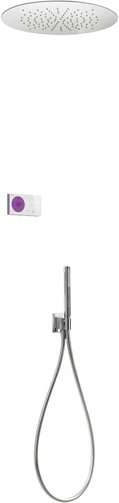 Tres Shower Technology ensemble de douche encastré avec thermostat oui chrome 092.865.57