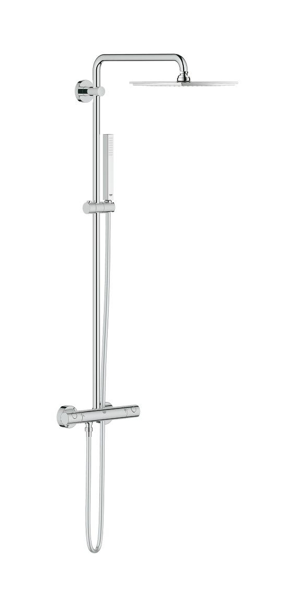 Grohe Euphoria ensemble de douche mural avec thermostat oui StarLight Chrome 26187000