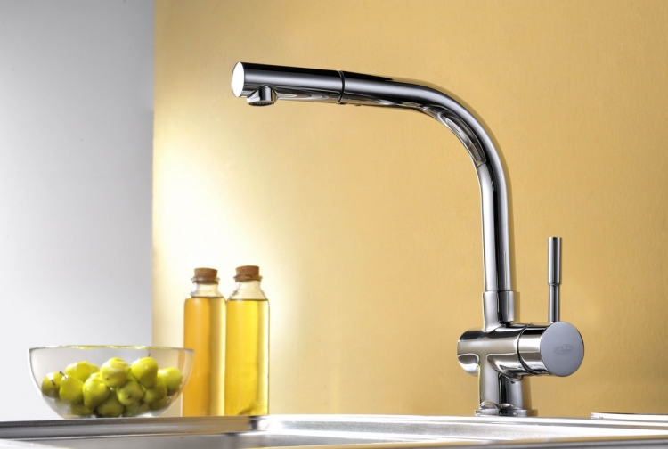 Blue Water Lira mitigeur de cuisine sur pied chrome 5901730610499